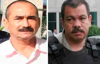 Ramiro Vanoy (“Cuco”) y Diego Murillo Bejarano (“don Berna”), excomandantes paramilitares presos en Estados Unidos. FOTOS: Archivo