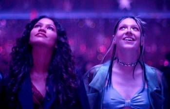 Euphoria es protagonizada por Zendaya y Hunter Schaffer. FOTO: Cortesía