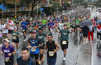 Imagen de referencia de una carrera atlética en Antioquia. Foto: Manuel Saldarriaga Quintero