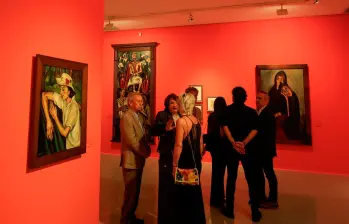 La exposición El mundo en primera persona que incluye más de 100 obras de Débora Arango se estrenará este sábado primero de agosto. FOTO Camilo Suárez.