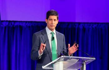 El presidente de EE. UU., Donald Trump, confirmó a través de Truth Social la nominación de Kevin Warsh (en la foto) como presidente de la Reserva Federal. FOTO: GETTY