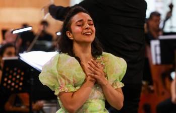 El programa del concierto incluye: Una mañana de primavera de L. Boulanger, Sinfonía n.º 41 “Júpiter” de Mozart y Cuatro últimas canciones de Strauss. FOTO Manuel Saldarriaga.