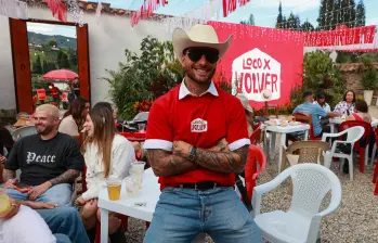 Maluma presentó su disco en Guarne ante la prensa y este jueves 14 de mayo lo hará ante su público en la Plaza Botero. Foto Manuel Saldarriaga