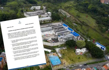 El Inpec anunció que tomará medidas drásticas dentro de la cárcel de Itagüí para evitar que se materialice cualquier plan de fuga. FOTO: MANUEL SALDARRIAGA
