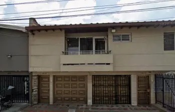 Dentro de esta casa, en el barrio Estadio, ocurrió el asesinato del estadounidense Jean Roody Dagobert, de 36 años. FOTO: GOOGLE MAPS