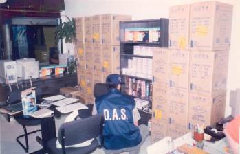 En los archivos del antiguo DAS quedó almacenada información recopilada durante 58 años, con reportes de inteligencia, datos migratorios y antecedentes judiciales, entre otros. FOTO archivo