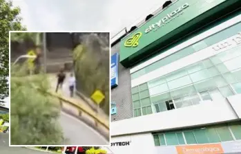 Dentro del Centro Comercial City Plaza, en Envigado, se presentó el hurto de unos zapatos que terminó dando pie a una balacera en sus alrededores. FOTOS: CORTESÍA