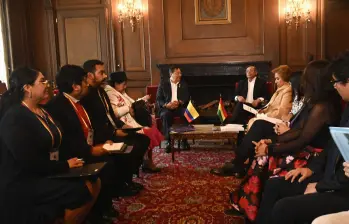 Presidentes de Colombia y Bolivia. Foto: X Luis Alberto Arce Catacora (Lucho Arce) @LuchoXBolivia