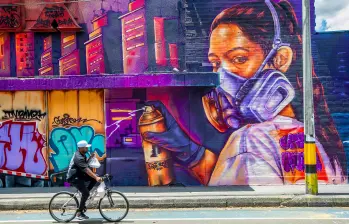 Universo Graffitti reúne el trabajo de catorce artistas urbanos de Medellín. FOTO: Esneyder Gutiérrez