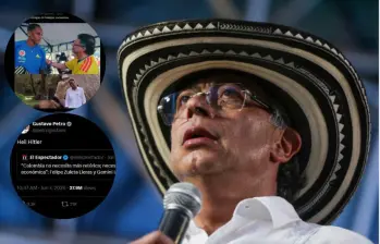 Las publicaciones de Gustavo Petro en X volvieron a generar controversia tras el caso de Yerry Mina, una discusión que reabrió debates sobre racismo, polarización política y el alcance de los mensajes presidenciales en redes sociales. FOTO: Colprensa, redes sociales.