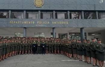 Una explosión sacudió la sede del Comando de Policía de Antioquia en Medellín este domingo. Foto EL COLOMBIANO