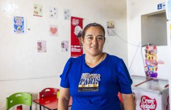 El vaso chantillí, el favorito de los clientes de Delicias Los Helados, lleva queso fresco que proviene de la finca de flor. FOTO Camilo Suárez