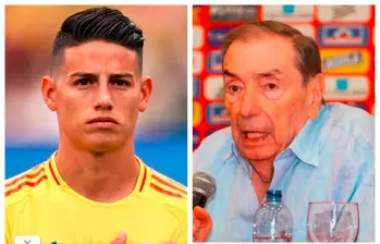 James Rodríguez tiene las puertas cerradas en Junior, así lo ratificó el máximo accionista Fuad Char. FOTOS GETTY Y JUNIOR