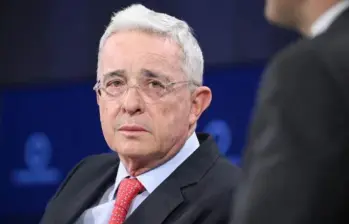Álvaro Uribe Vélez, expresidente y exsenador. Foto: AFP