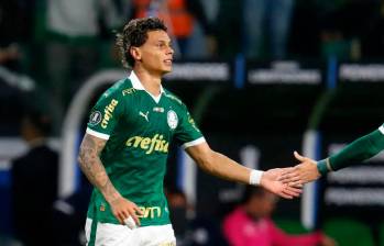 Rirchar Ríos, entre los jugadores más destacados del Palmeiras. FOTO AFP