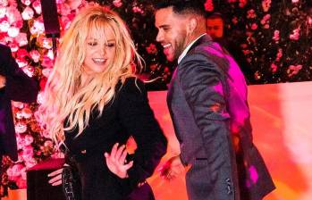 Imagen de Britney Spears con su actual esposo, Sam Asghar, con quien se casó el pasado jueves. FOTO: TOMADA DE INSTAGRAM