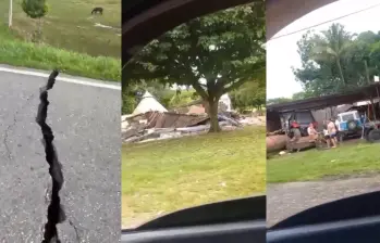 Temblor en Cundinamarca que sacudió gran parte del país. Fotos: captura de video