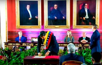 Maduro tomó juramento como presidente este 10 de enero. FOTO CAPTURA DE PANTALLA 