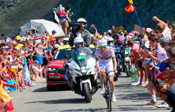 Tadej Pogacar ya suma 123 triunfos en su carrera deportiva, 23 en el Tour de Francia. FOTO X-TOUR DE FRANCIA