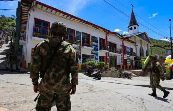 Briceño permanece bajo una férrea vigilancia del Ejército y la Policía. FOTO: MANUEL SALDARRIAGA