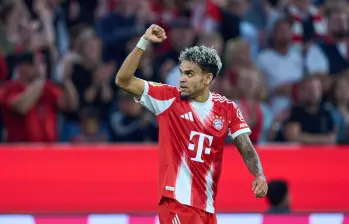Luis Díaz, figura con el Bayern Munich de Alemania. FOTO: GETTY