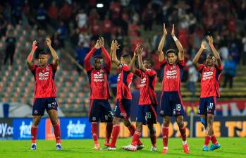 El Poderoso clasificó al duelo definitivo del Torneo Apertura después de haber vencido 2-1 al Tolima en el Atanasio el domingo. FOTO: MANUEL SALDARRIAGA
