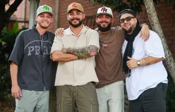 La formación actual está integrada por los gemelos Joseph y Joshuan Ocasio, se hermano Jeyluix y su amigo de toda la vida Josué Román. Foto Manuel Saldarriaga.