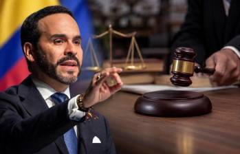 El presidente Abelardo de la Espriella acude a la misma justicia para seguir adelante con su agenda, pese a los varios fallos en contra. Foto: Ilustración El Colombiano
