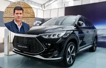 Juan Felipe Velásquez, gerente comercial de BYD en Colombia. FOTO: Cortesía y Colprensa.