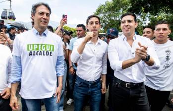 Daniel Quintero renunció a la alcaldía de Medellín para hacerle campaña a sus candidatos. FOTO JAIME PÉREZ 