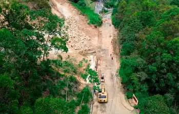 En la zona han sido necesarios trabajos de estabilización para evitar nuevos riesgos. FOTO: MANUEL SALDARRIAGA