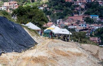 El polígono donde fueron halladas las osamentas mide 6.912 m2, pero hay una zona de 2.417 metros cuadrados que fueron priorizados. FOTO JAIME PÉREZ