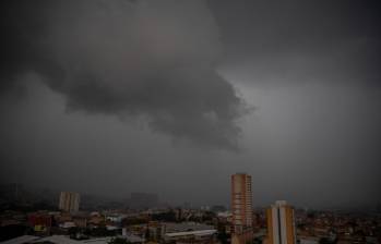 Los aguaceros se están concentrando en las tardes en Medellín. Foto: Juan Antonio Sánchez Ocampo.
