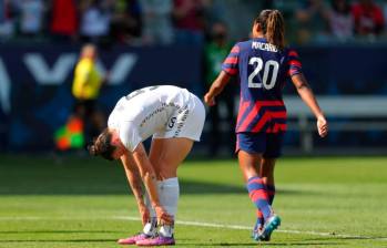 Meikayla Moore, jugadora de Nueva Zelanda que marcó tres autogoles en un partido contra Estados Unidos. FOTO GETTY
