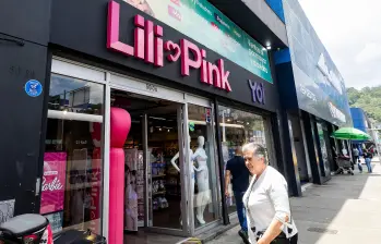 Tienda de Lili Pink, marca de retail que aclaró públicamente su relación con Walter Martínez. FOTO MANUEL SALDARRIAGA 