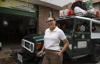 Cootranscam cuenta con 16 vehículos para conectar a Briceño con sus zonas rurales y prestar servicios de transporte especial. FOTO JAIME PÉREZ