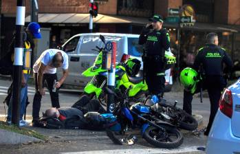 Accidentes de tránsito. FOTO: Camilo Suárez