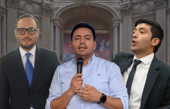 Está prácticamente definido que Alfredo Deluque (izq.) se quedará con la presidencia del Senado. En Cámara, suenan Julio Roberto Salazar (centro) y Nicolás Barguil (der.). FOTOS: Colprensa y redes sociales