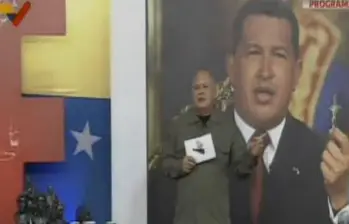 Durante su programa Con el Mazo Dando, Diosdado Cabello arremetió contra Nayib Bukele, acusándolo de “secuestrar” a 252 venezolanos y calificándolo como “cobarde” y “rata”. Imagen tomada de, captura de pantalla de emisión. 