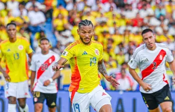 El samario de 27 años es el único atacante colombiano en convertir 4 goles en un partido de Eliminatorias. Foto: Instagram @luissuarez.26