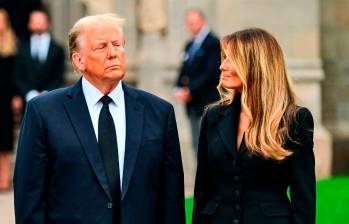 Donald Trump y su esposa, Melania Trump. FOTO: Getty