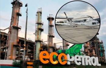 Según la petrolera, la decisión se tomó por “incumplimientos contractuales” relacionados con la falta de disponibilidad de aeronaves, deficiencias en la base de operaciones de Paz de Ariporo y problemas en la certificación del personal. FOTO: Colprensa.