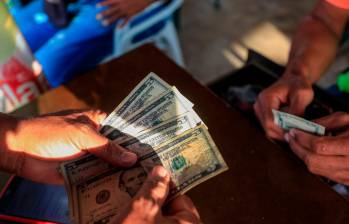 El dólar ganó 2,2% en esta semana. FOTO Camilo Suárez