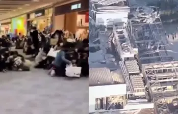 Los videos grabados por ciudadanos captaron el momento en que el terremoto de magnitud 7,1 sacudió el suroeste de Japón, dejando edificios colapsados, deslizamientos de tierra y miles de personas afectadas. FOTO: Redes sociales, tomadas de X.
