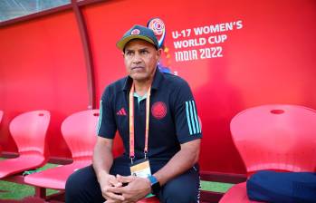 Carlos Paniagua, entrenador de la Selección Colombia femenina Sub-20, quien es subcampeón mundial con la sub-17. FOTO: GETTY