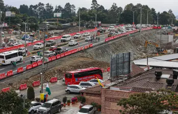El intercambio vial completo estaría listo en la primera semana de julio. FOTO: MANUEL SALDARRIAGA