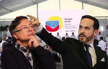 Presidente Gustavo Petro y el presidente electo Abelardo de la Espriella. Foto: Colprensa