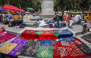 Imagen de referencia del Mercado Artesanal de Sanalejo en Medellín. Foto: EL COLOMBIANO