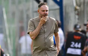 Jonathan Risueño, de 43 años de edad, es el técnico de Deportivo Pasto. FOTO MANUEL SALDARRIAGA