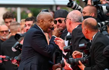 Denzel Washington discutió con un fotógrafo en el Festival de Cannes. FOTO Getty